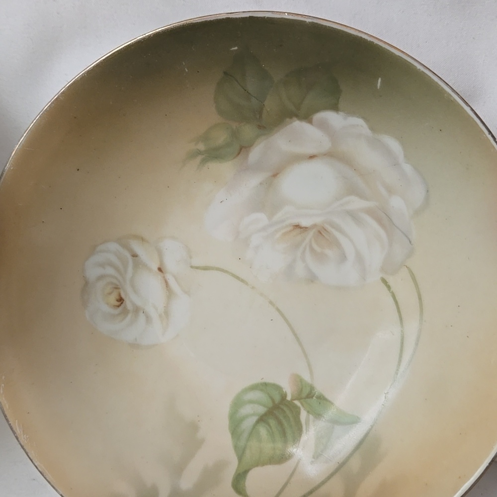 Floral Saucer Set - Picture 6 of 10